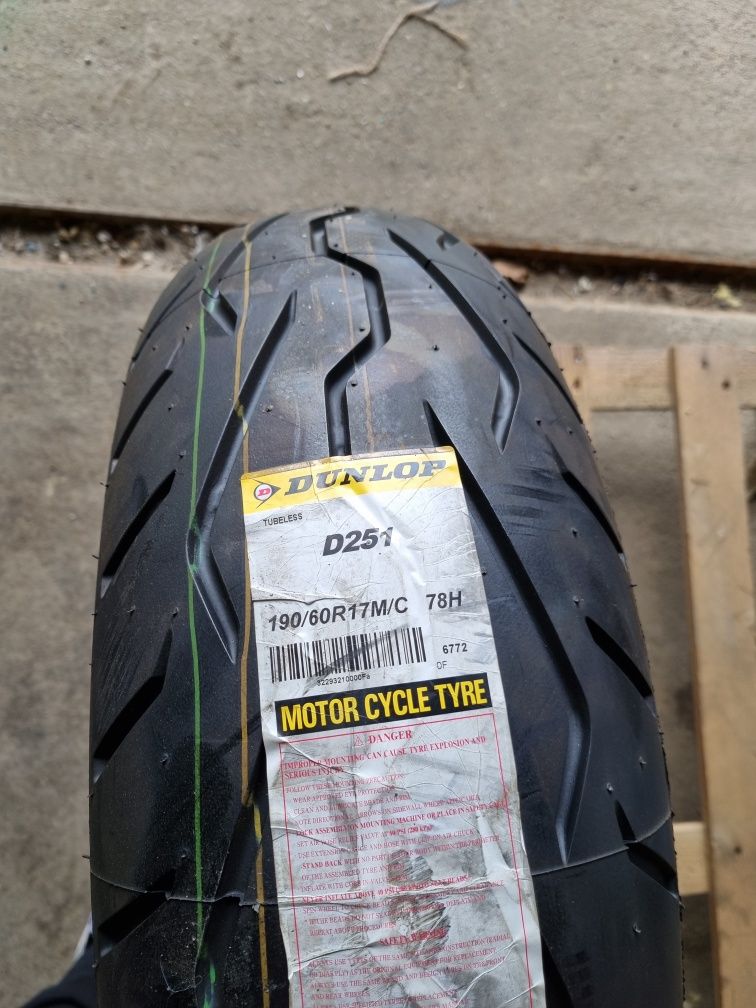 Anvelopa moto DUNLOP D251 190/60/17 78H DOT 2018