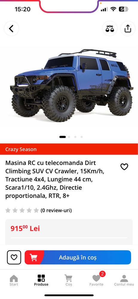 Rc car automodel cu radio telecomanda scara 1:10 trx cloma