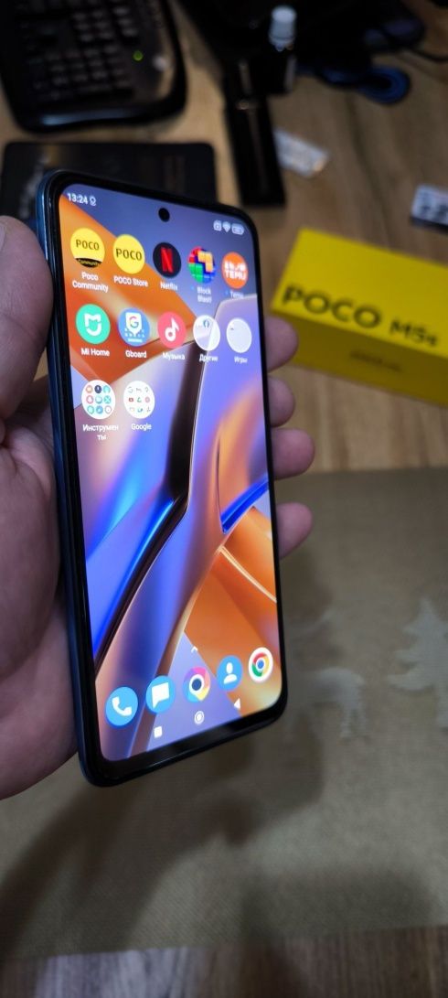 Xiaomi Poco M5s и смарт часы в подарок в идеальном состоянии