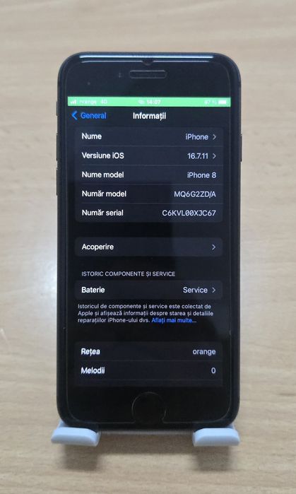 iPhone 8 negru 64 GB