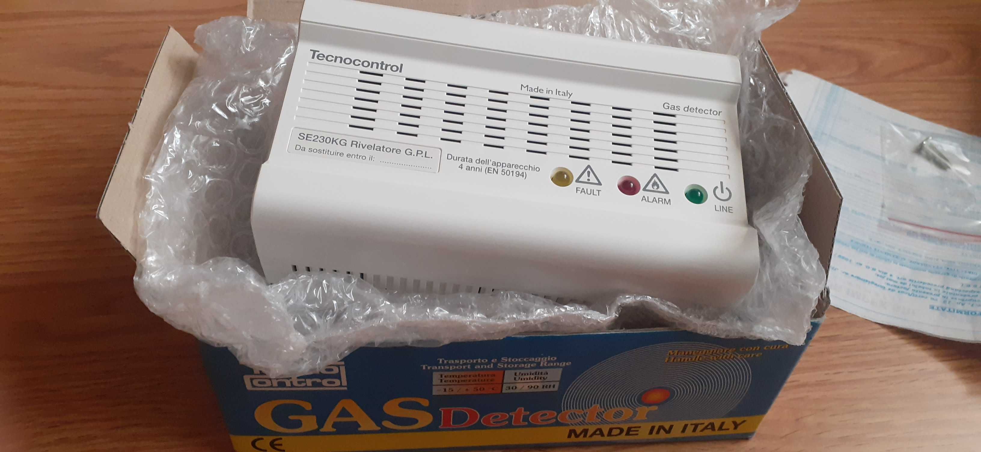 vand detector GPL Romstal, fabricat Italia, cu electrovalva NOU
