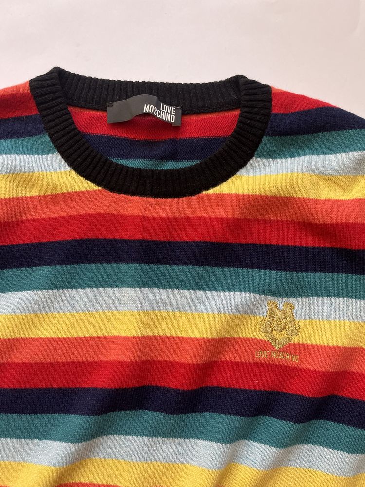 LOVE Moschino : Multicolored Pull 10% Кашмир Л / Оригинал