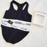 Set CK bustiera + chilot- S / M / L  -  calitate ff  buna / cutie