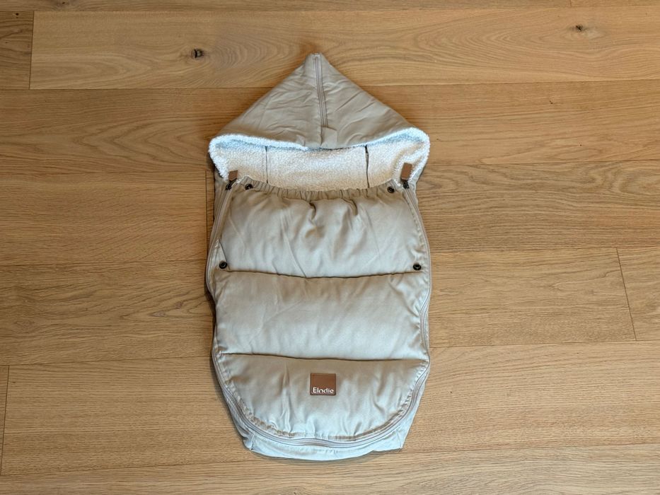 Sac de iarna pentru scaun/scoica auto Elodie crem