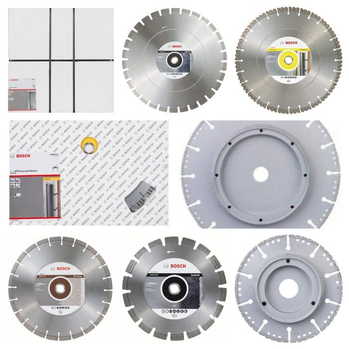 Диамантени дискове BOSCH, БОШ -  ф400, 450, 500, 600, 900 mm