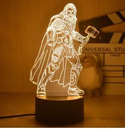 Lampa de Veghe 3D Led Marvel