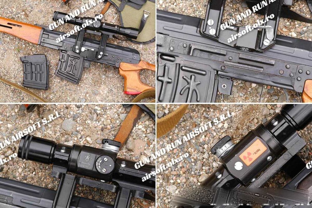 PUSCA DRAGUNOV MODIFICATA MAX! (Sniper 5.8J) Completa + Armare Manuala