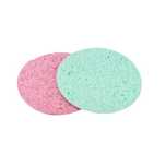 Set 2 bureti curatare fata, Makeup, Roz-Verde, 02