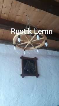 Lustra rustica tip roata de car