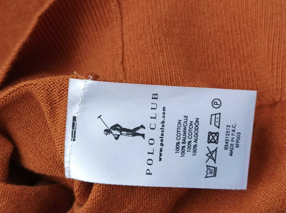 Polo Club Нов голям размер мъжки пуловер
