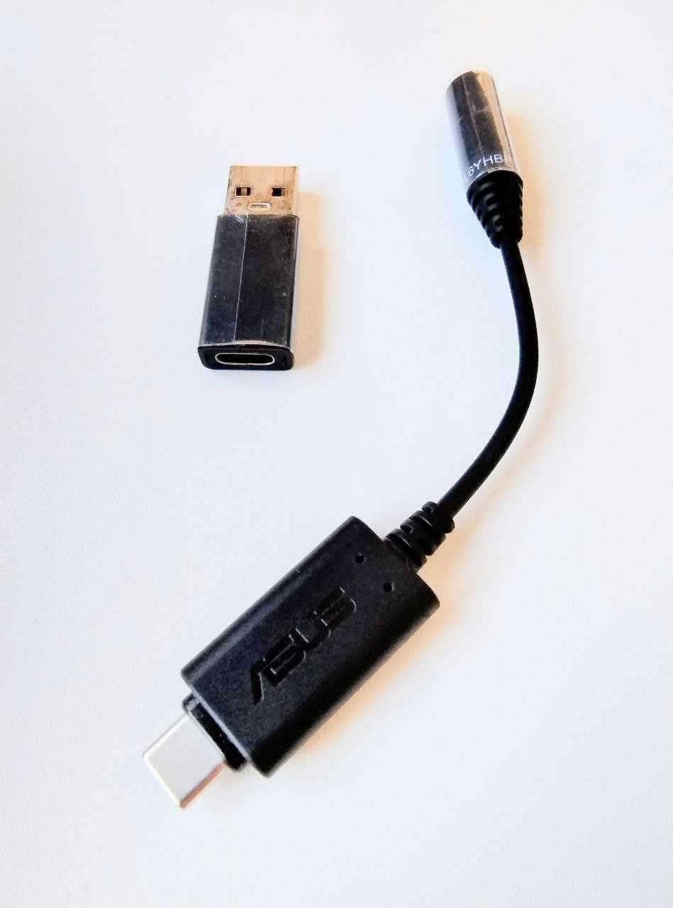 Adaptor Noise Cancelling ASUS, USB Type-C, microfon NOU nefolosit