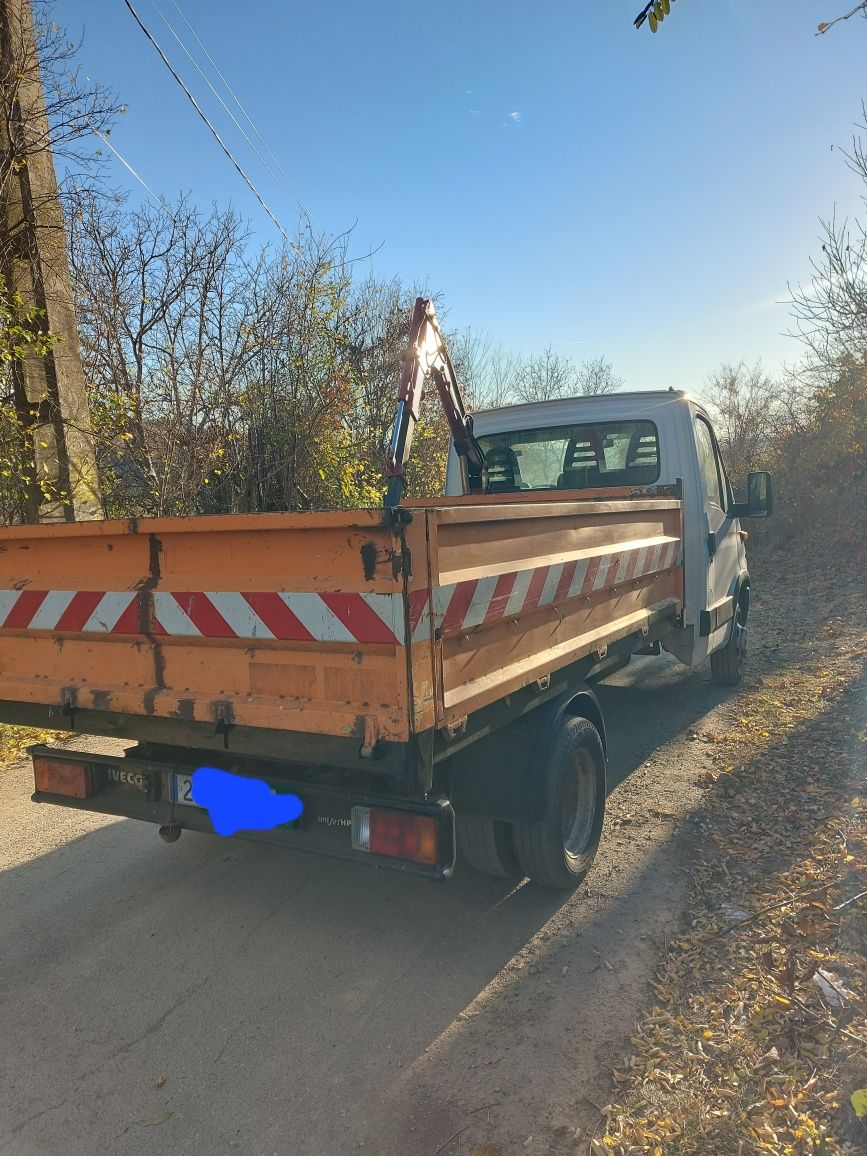 Iveco basculabil motor 2,3 , cu macara, 2004