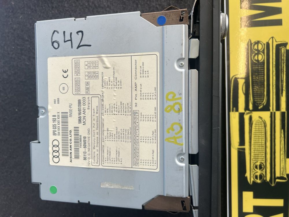 Медия Navigacion plus Rns-E Audi Mmi A3 A4 B6 B7 8P0035193B  н642