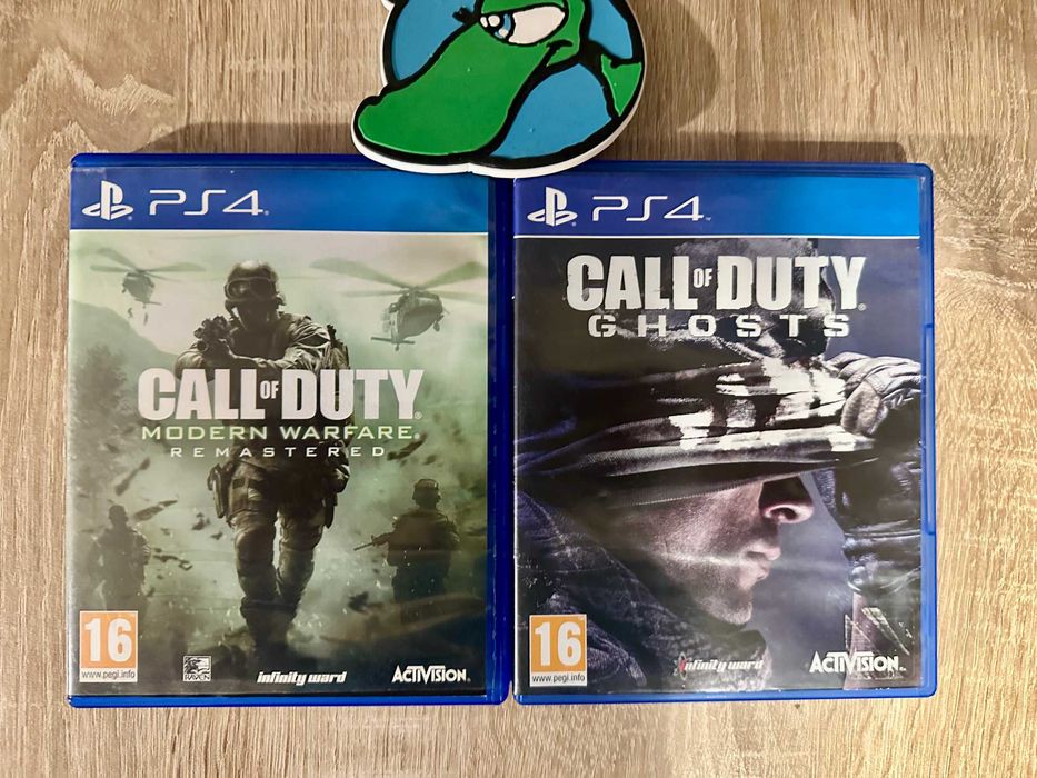 Call of Duty Ghosts + Modern Warfare Remastered PlayStation 4 PS4 PS5