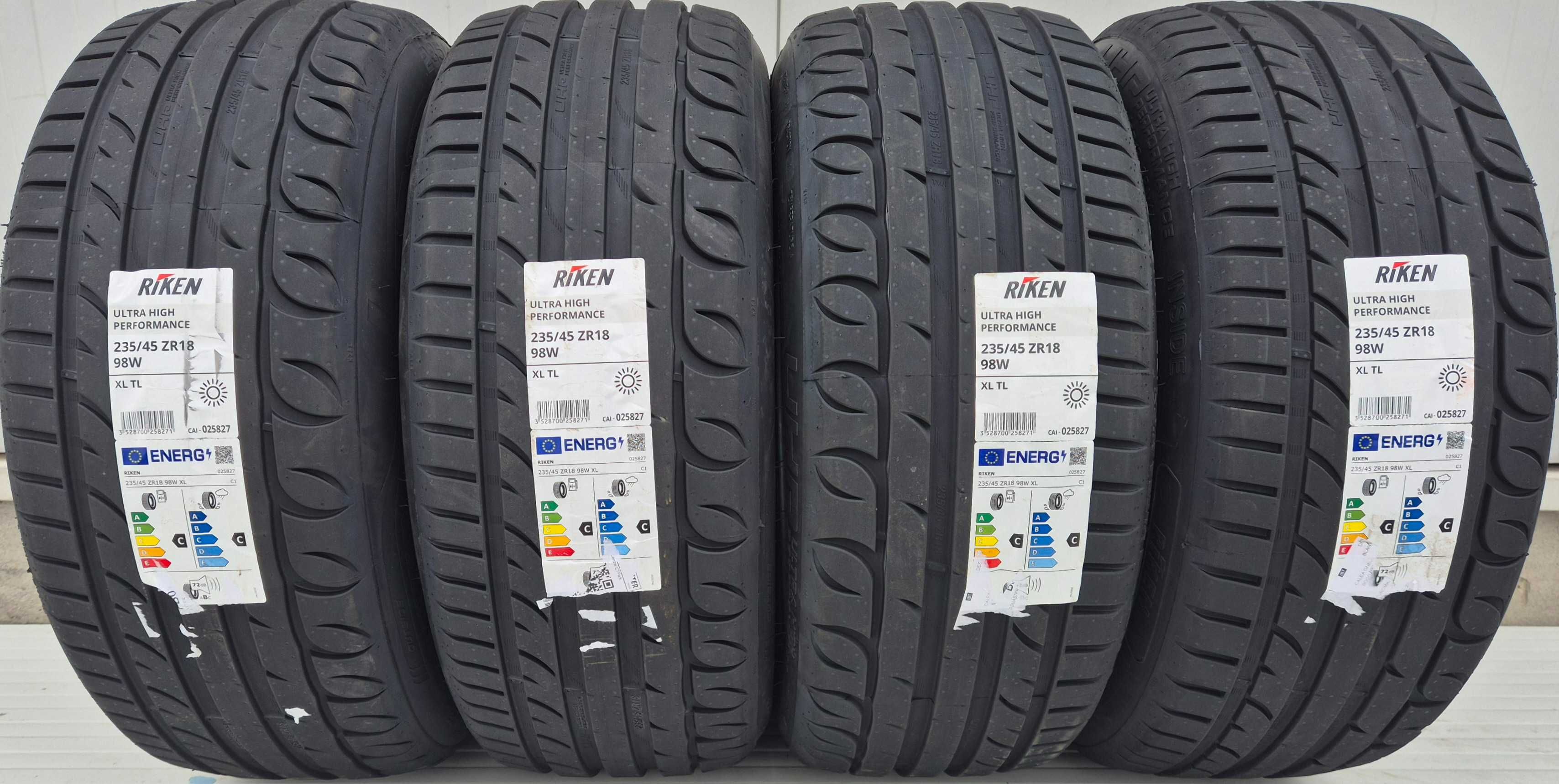 235/45 R18, 98W, RIKEN (by Michelin) UHP XL, Anvelope de vara