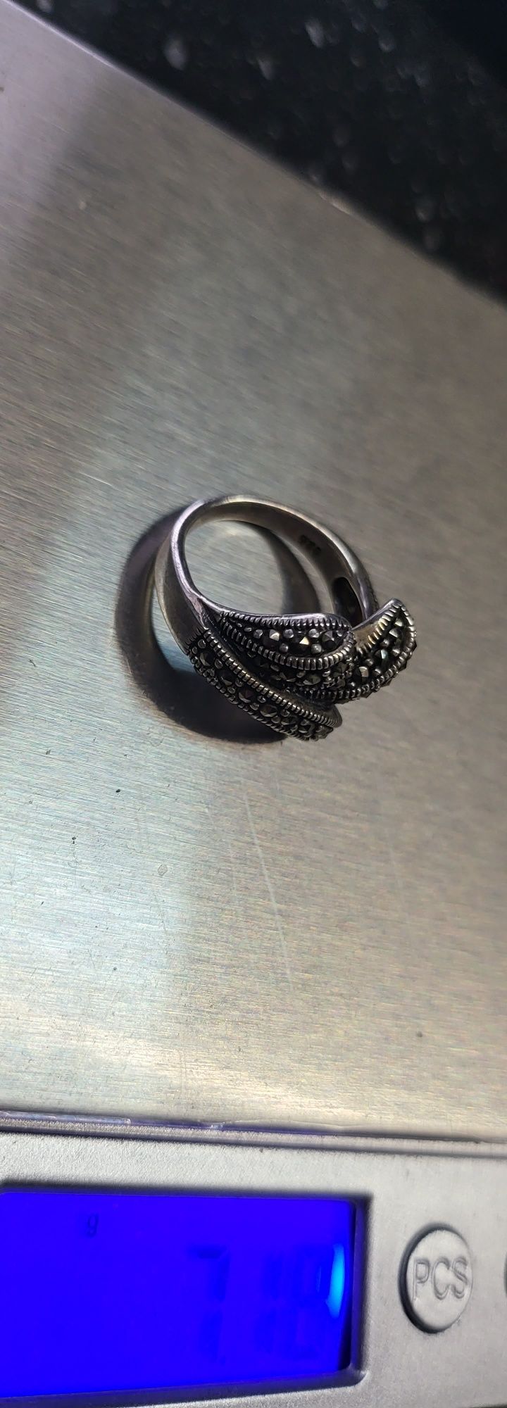 Сребърен дамски пръстен 7.18гр -50лв