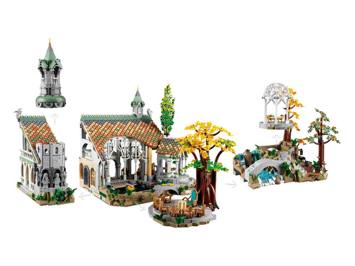 Lego Icons: Властелин колец - Ривенделл (LOTR - Rivendell 10316)