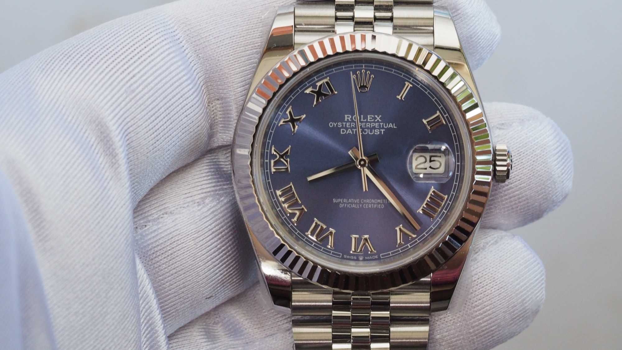 Rolex Datejust 41mm с оригинално стъкло и дата