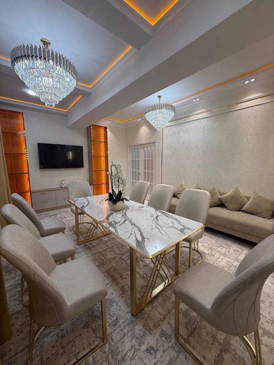 м.Новза новостройка 5-комн 10/10 155 м² 2 с/у евроремонт меб/тех