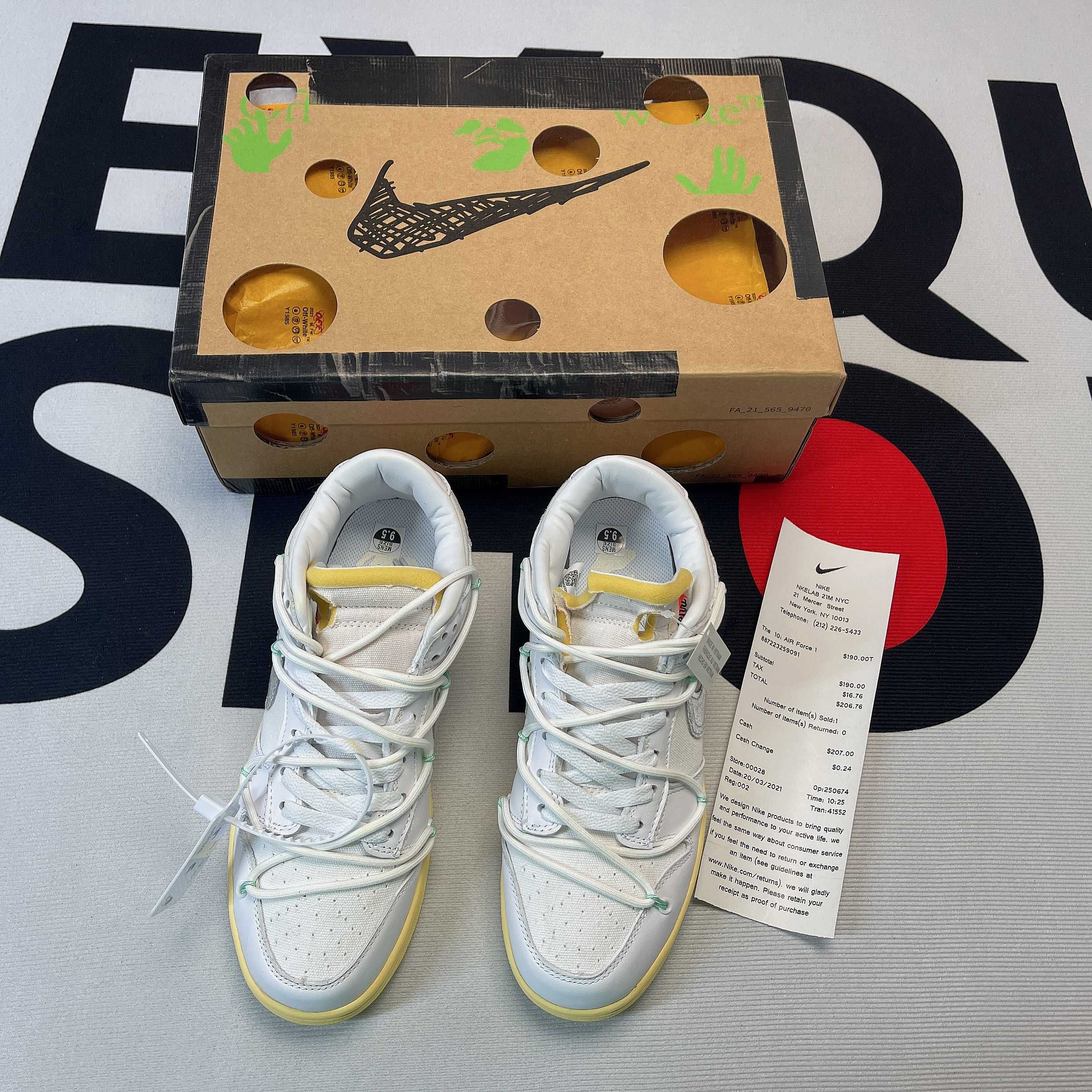 Nike Dunk SB x Off-White Low "The 50"NO.1 DM1602127