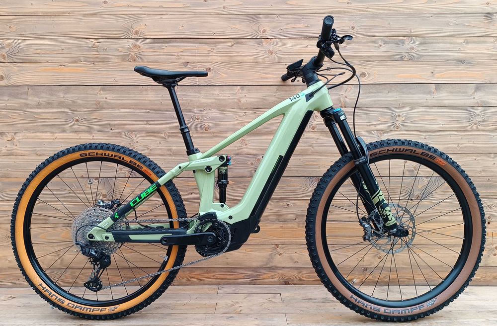 e-bike, bicicleta electrica Second hand CUBE Stereo SL 140S, carbon XS