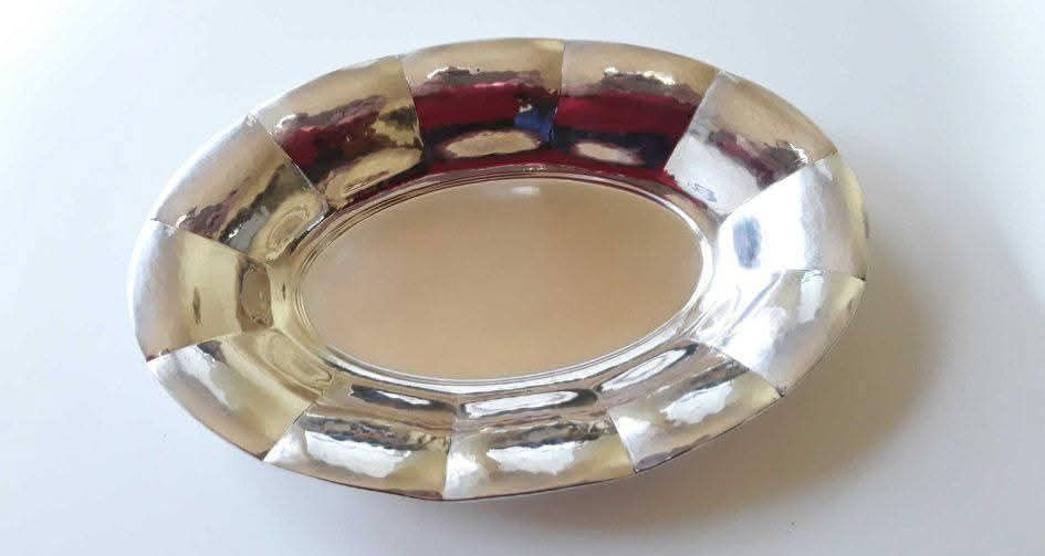 Fructiera farfurie bol argint masiv 830 Art Deco Lutz & Weiss Germania