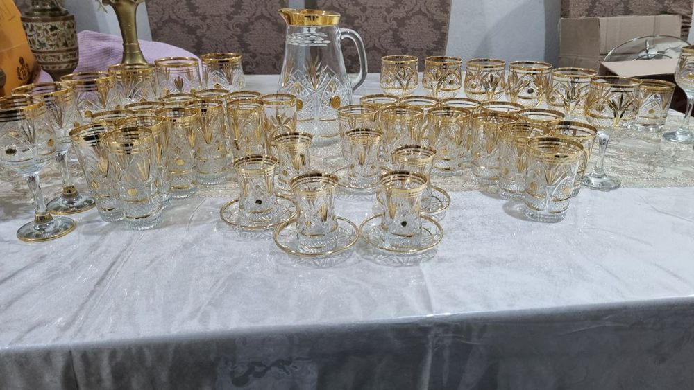 Турецкий сервиз новый Набор 52шт на Коробке