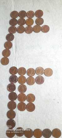 Lot 42 monede 1 pfennig Germania, perioade diferite