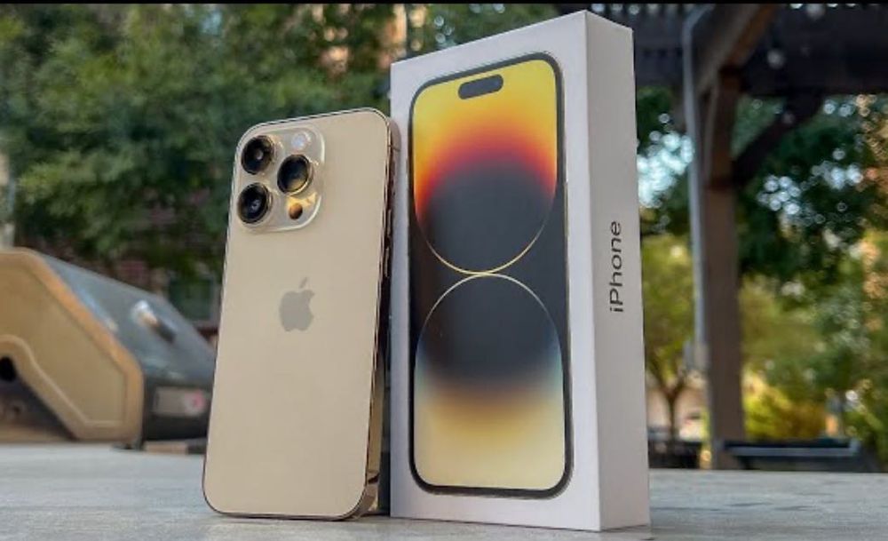 iPhone 14 Pro gold