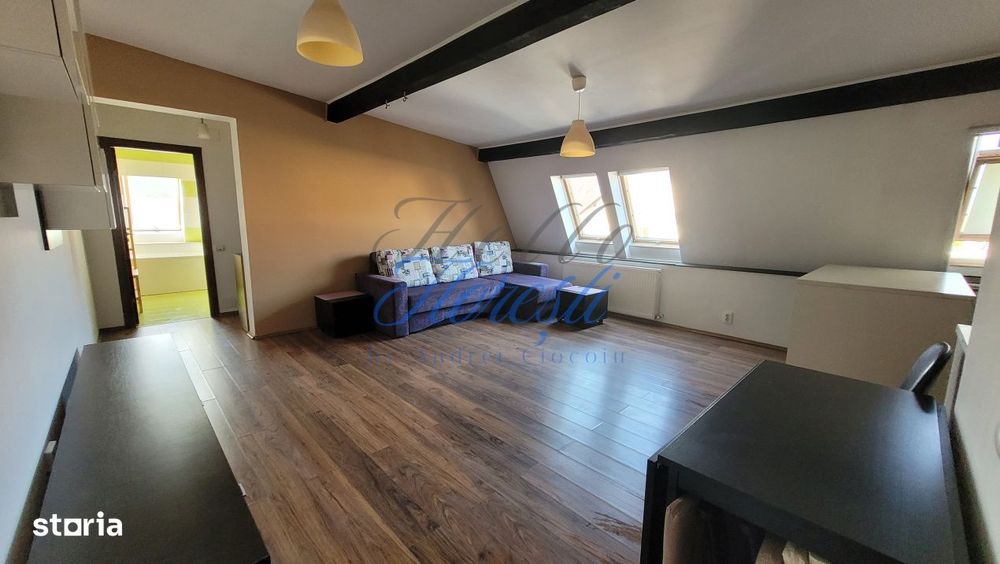 Mansarda inalta, 2 camere,54mp, parcare inclusa, Muzeul Apei, Floresti