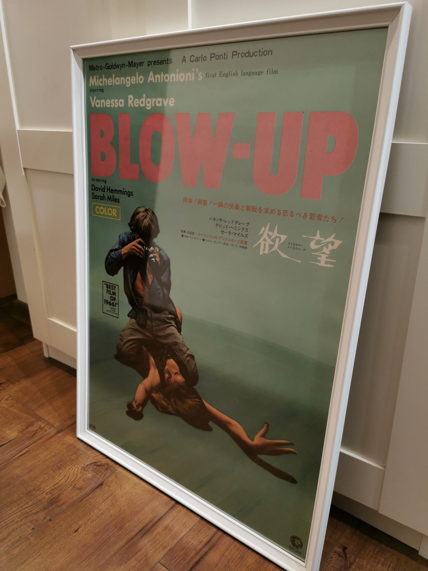 Ретро Постер Кино на филма Blow Up на Микеланджело Антониони 1966г.