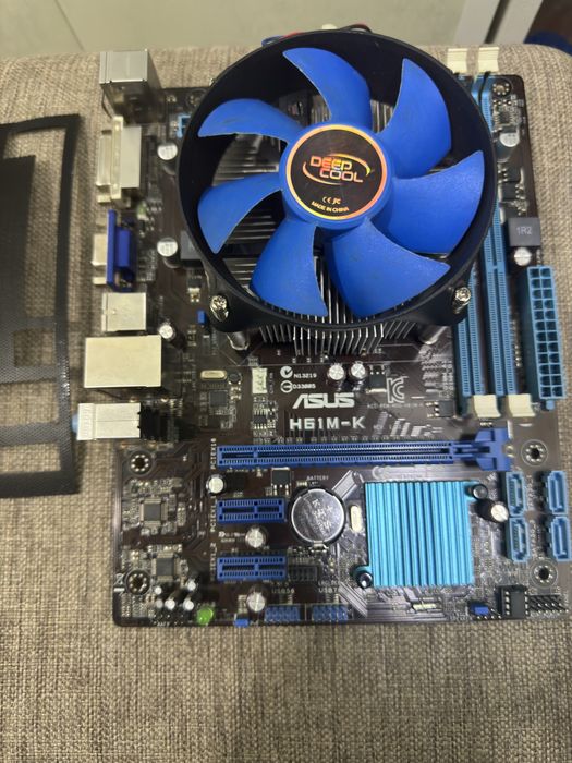 Комплект процессор+ мат плата+кулер