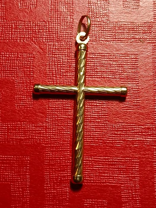 Cruciulita aur 9k marcaj 375