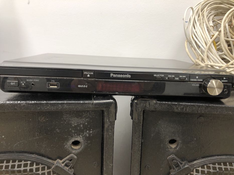 Boxe  2 buc Profesionale Bass +Amplificator Panasonic