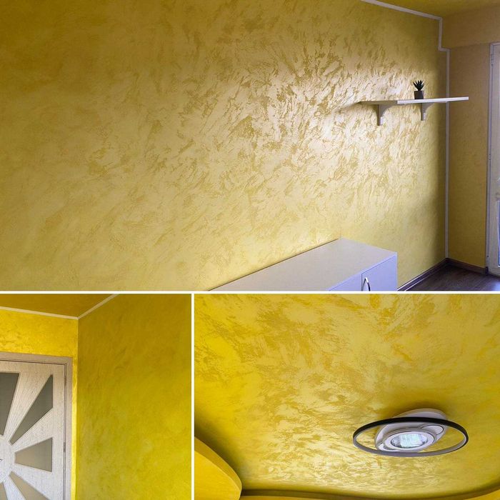 Италианска перлена - пясъчна декоративна мазилка  –  Stratosfera