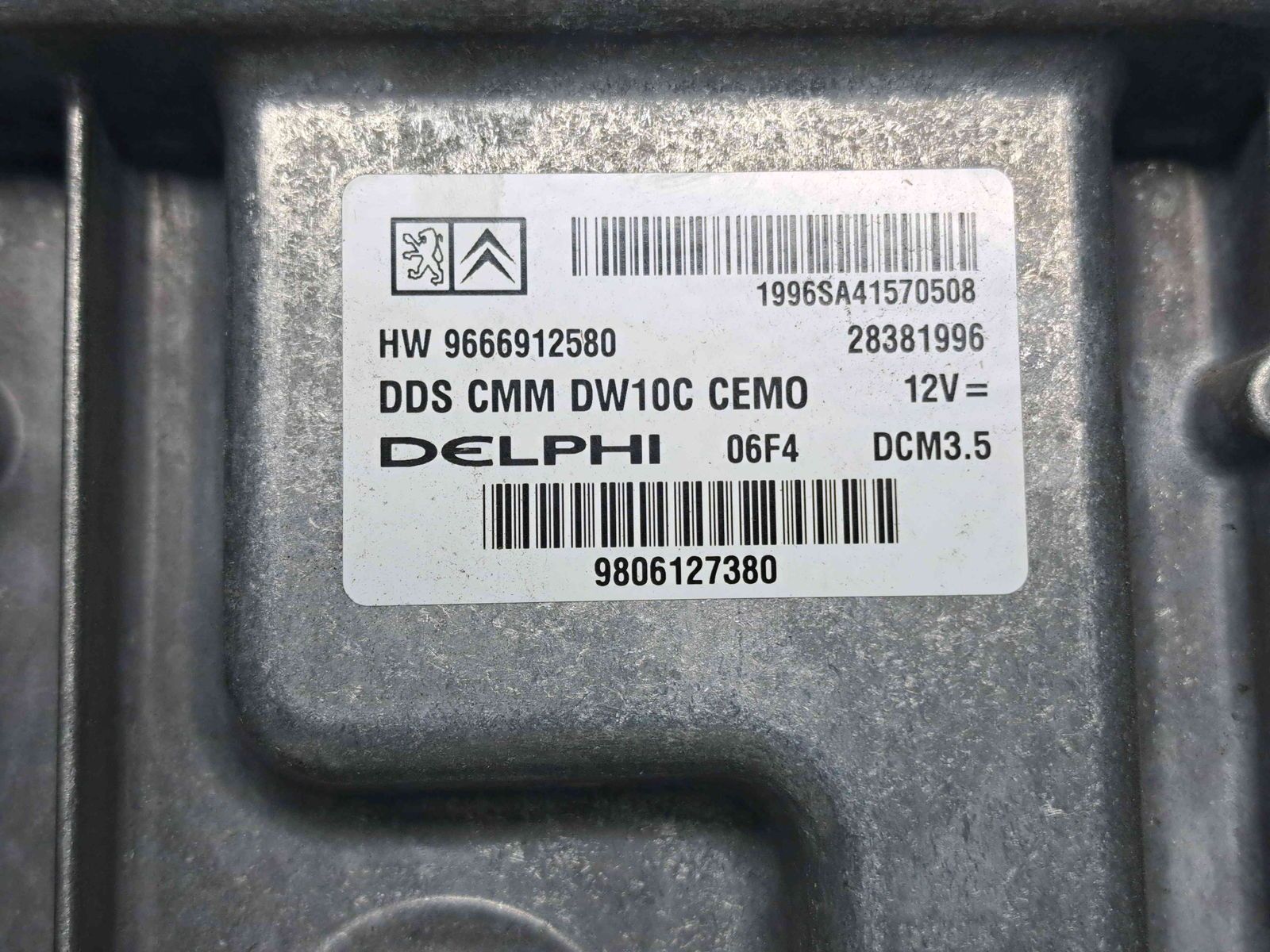 Calculator motor ECU Peugeot 3008 [Fabr 2009-2016] 28381996 2.0 HDI RH