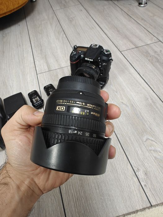 Nikon D7100 +50mm 1.8 /grip X2 bliț 18-70