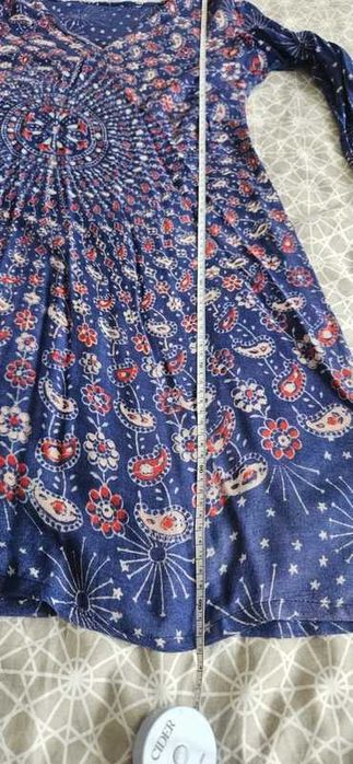 Rochie hippie bleumarin