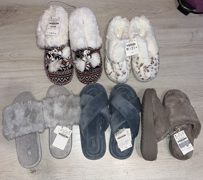 35,36,37 Нови дамски домашни пантофи чехли Oysho Ойшо guess furla