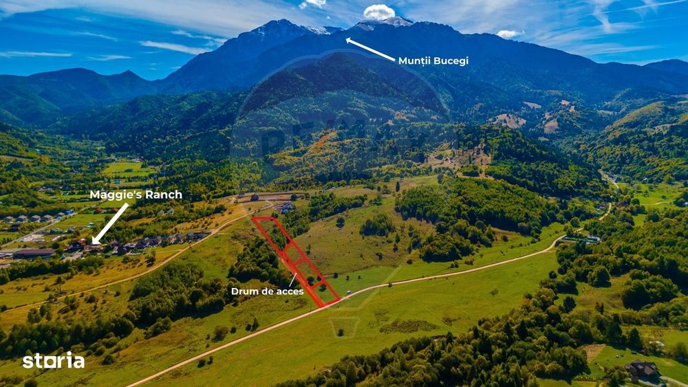 Teren Rasnov -Glajerie, Poiana Velicanului, 1447mp, la str principala