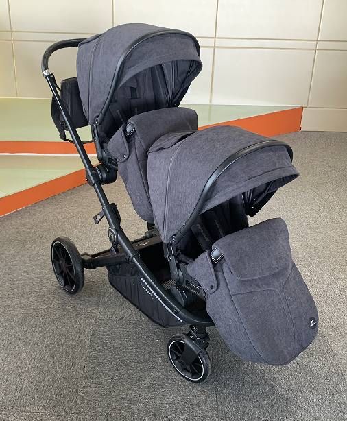 Коляска для двойняшки егизаклар учун