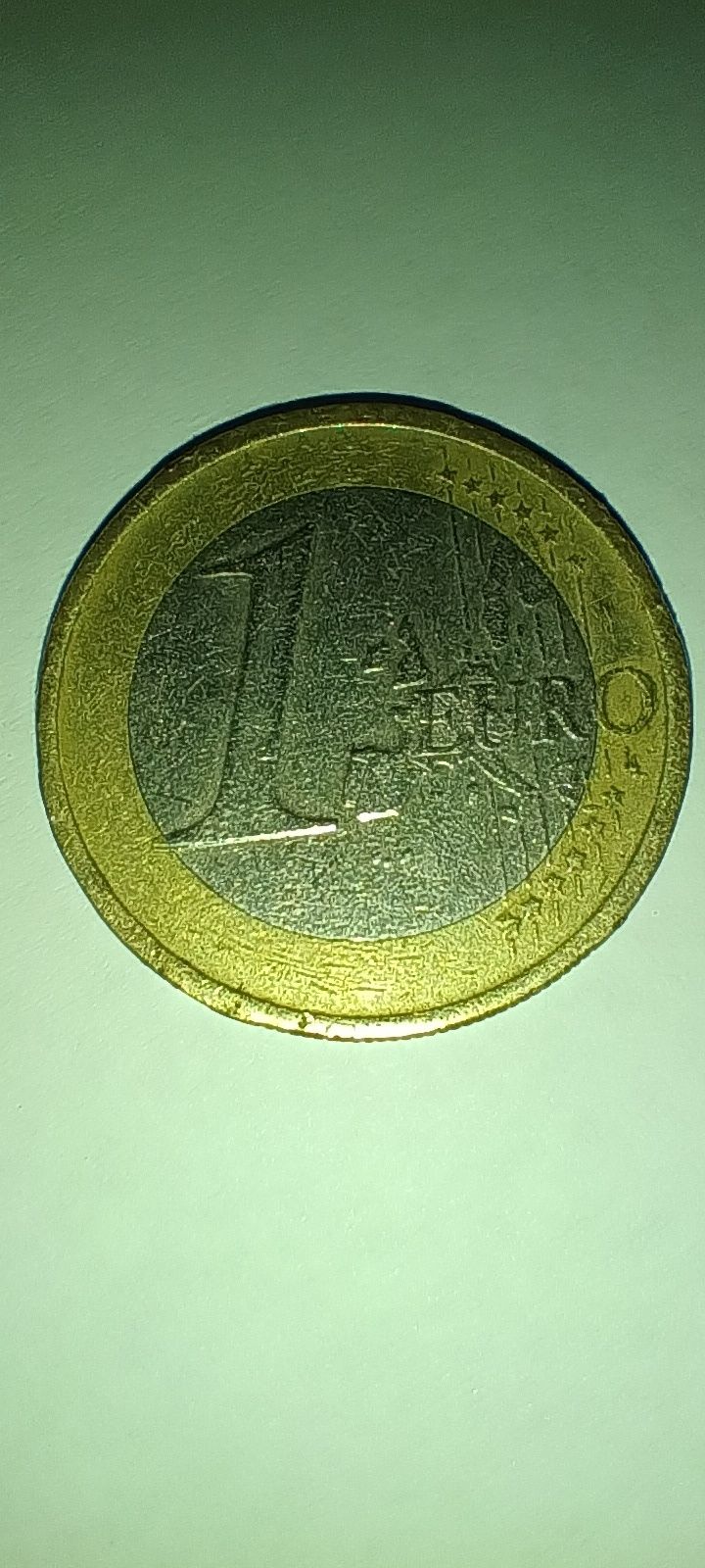 moneda rara Espana 2002 de colectie de 1 euro stema cu vultur