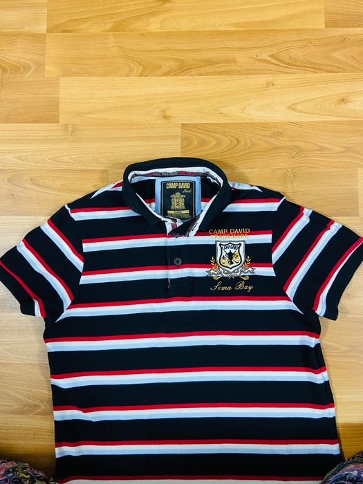 Tricou polo bărbați Camp David L