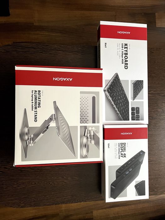 Tastatura Axagon HMC-KB-US, HUB USB, SD/ microSD, HDMI, PD, layout US