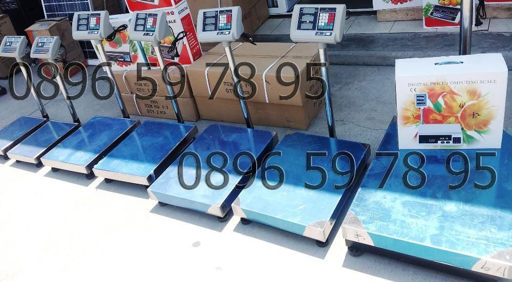 300 кг 45/60 Платформен Електронен кантар Акумулаторна Везна 100 150