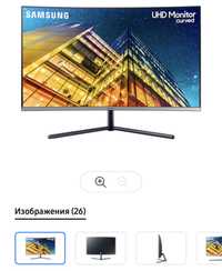 Монитор / SAMSUNG 32 дюйма 4ка / LU32R590CWIXCI / Алматы