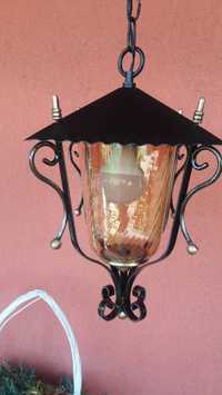 Лампион с месингови орнаменти