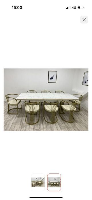 Продам кухонный стол со стульями