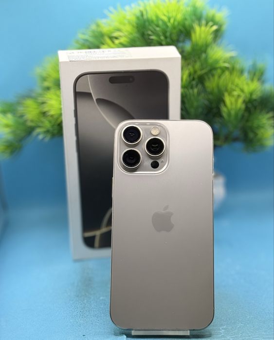 ГАРАНЦИОНЕН!!! Apple iPhone 16 Pro Max, 256GB, 5G, Natural Titanium