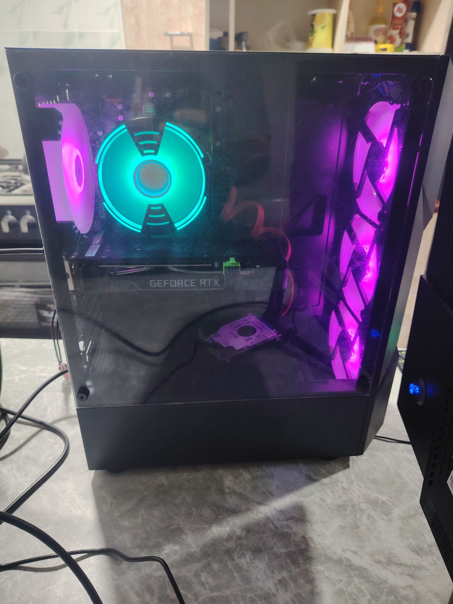 Rtx2060 12gb,Curved 27 dyum 180 hz. Computer игровой с монитором.